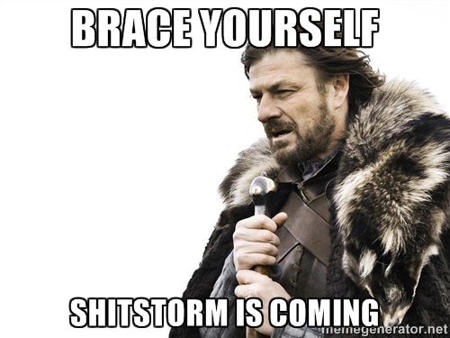 Ein Sturm zieht auf!